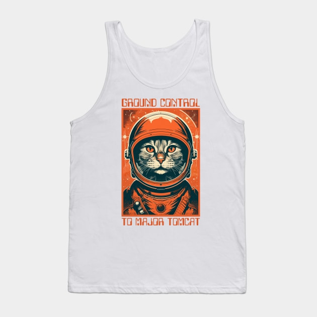 Ground Control To Major Tomcat Tank Top by DankFutura